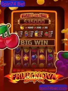 FruitNovaSuper: Um Mergulho no Universo de Slot Machines Virtuais com Spin74 Bet